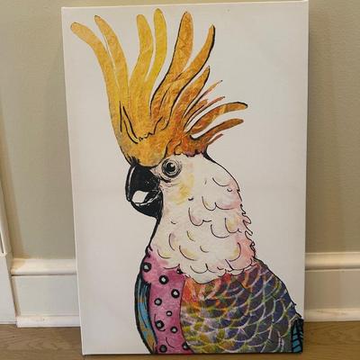 Large Canvas of Cockatiel