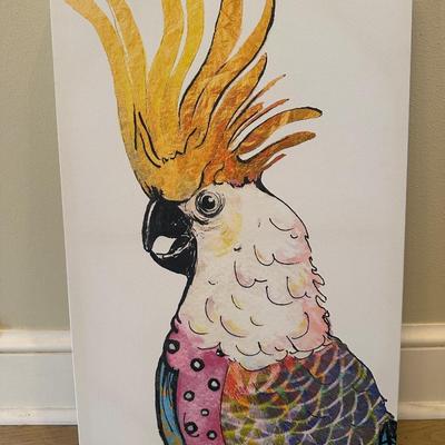 Large Canvas of Cockatiel