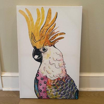 Large Canvas of Cockatiel
