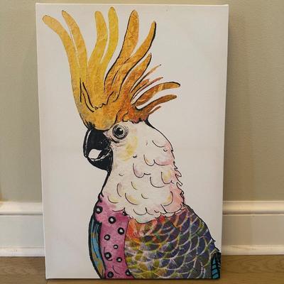Large Canvas of Cockatiel