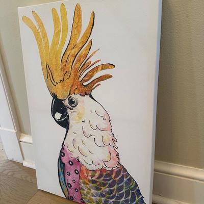 Large Canvas of Cockatiel