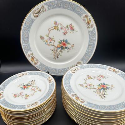 LENOX Oxford Bone China Ming Blossom Dinnerware - (60) Piece Set