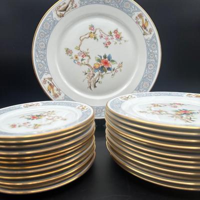 LENOX Oxford Bone China Ming Blossom Dinnerware - (60) Piece Set
