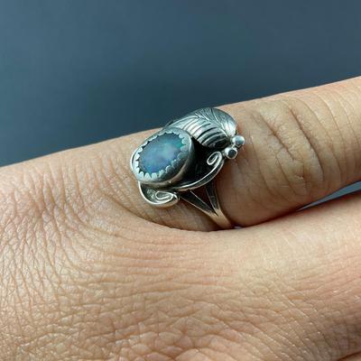 -117- SILVER | Three Stone & Sterling Silver Rings
