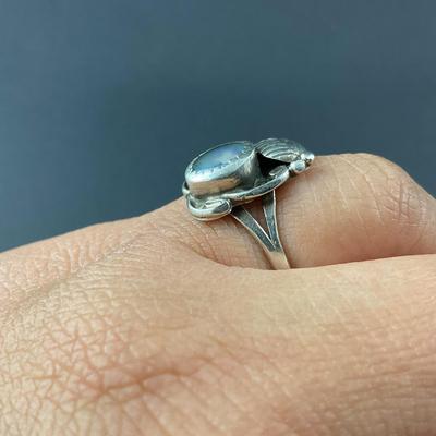 -117- SILVER | Three Stone & Sterling Silver Rings