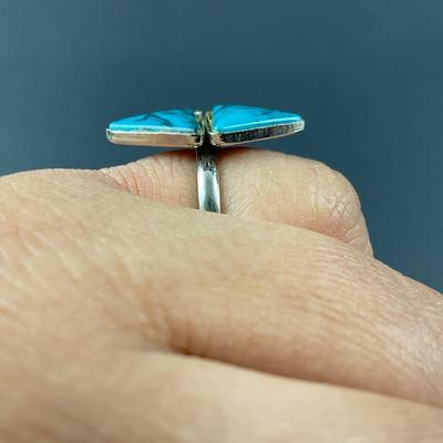 -117- SILVER | Three Stone & Sterling Silver Rings