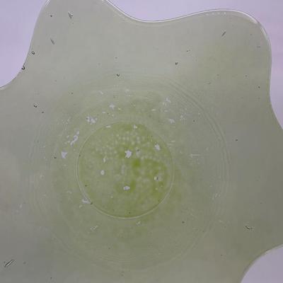 Four (4) Blown Star Shaped Plates (See Details)