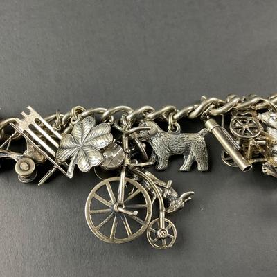-121- SILVER | 925 Sterling Silver Charm Bracelet & Extra Loose Charm