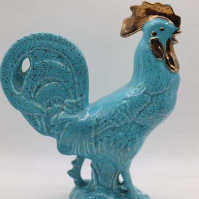 Ceramic Rooster Statue