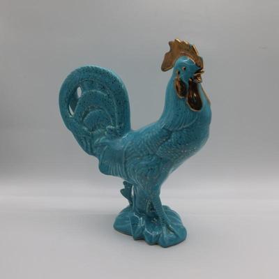 Ceramic Rooster Statue