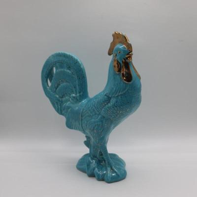 Ceramic Rooster Statue