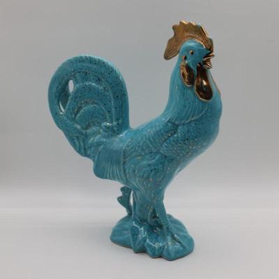 Ceramic Rooster Statue
