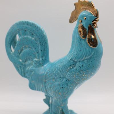 Ceramic Rooster Statue