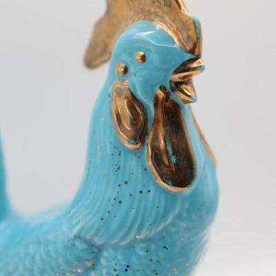 Ceramic Rooster Statue
