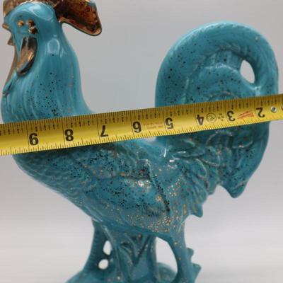 Ceramic Rooster Statue