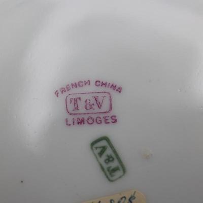 LIMOGES French China Fish Plates - Set of (4)