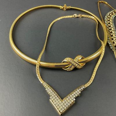 -133- COSTUME JEWELRY | Four Miscellaneous Necklaces