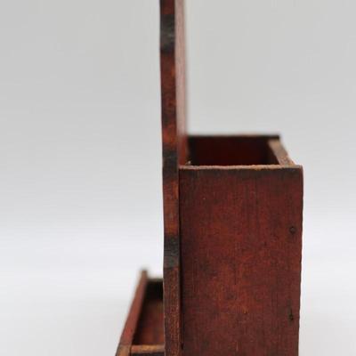 Vintage Wood Cat Matchbox Holder