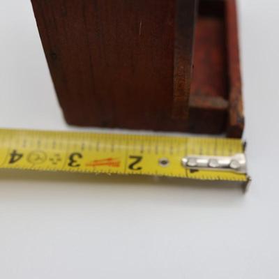 Vintage Wood Cat Matchbox Holder