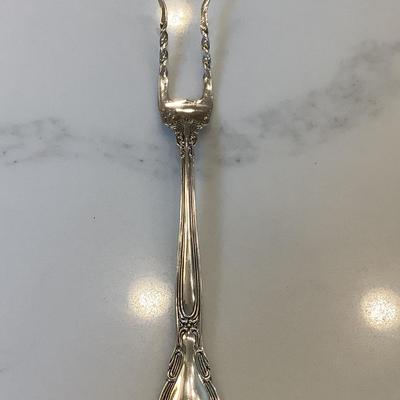 Silver- baked potato server