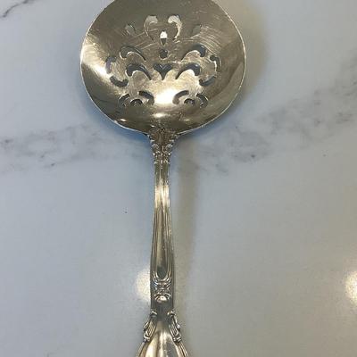Silver- tomato/cucumber server