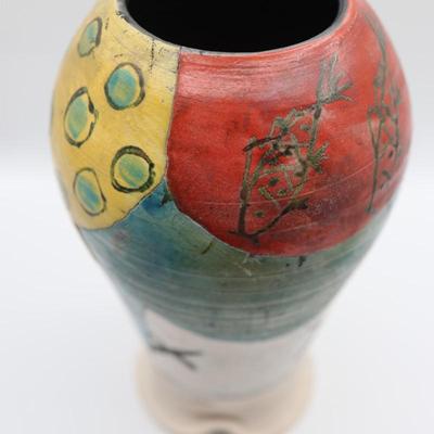 SIGNED Byron Myrick Ceramic Vase/Jar with Lid