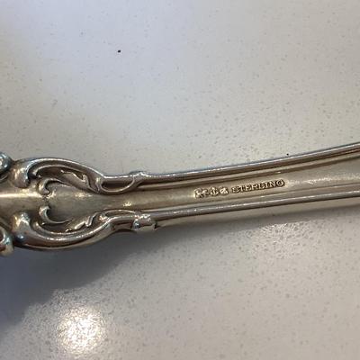Silver- cold meat fork & spoon serving set