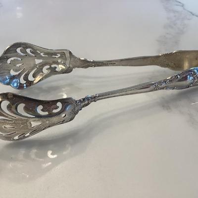 Silver- ice tongs