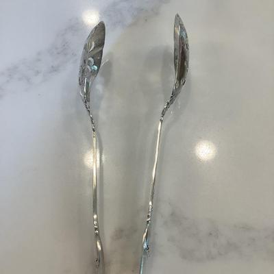 Silver- ice tongs