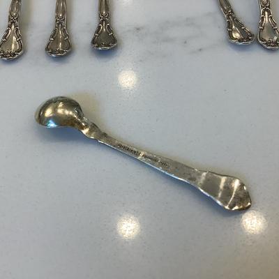 Silver- 12 salt spoons