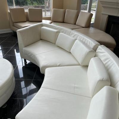 Elegant and Modern Circular Couch Set