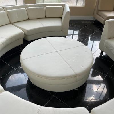 Elegant and Modern Circular Couch Set