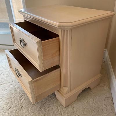 Lexington Blonde 2 Drawer Side Table
