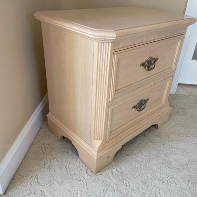 Lexington Blonde 2 Drawer Side Table
