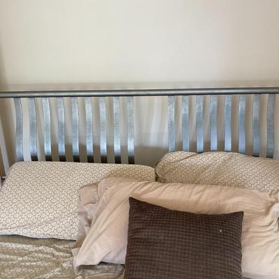 Lexington Blonde Canopy King Size Bed