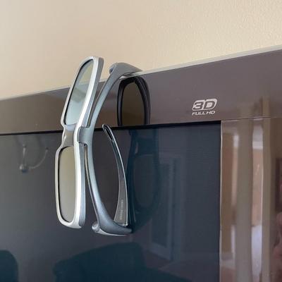60" Panasonic Viera 3D HD TV with 3D Glasses.