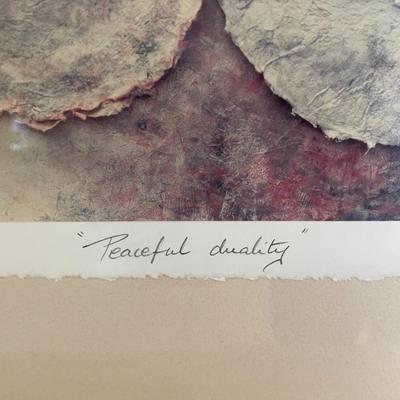 "Peaceful Duality" Framed Art by Joelle C