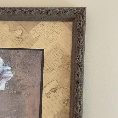 Asian Orchids Print in Beautiful Frame Work