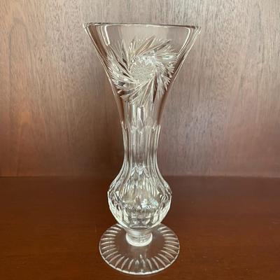 Crystal Glass Clear Flower Bud Vase