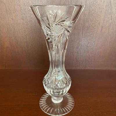 Crystal Glass Clear Flower Bud Vase