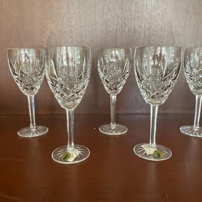(5pc) Waterford Crystal Araglin Stemware