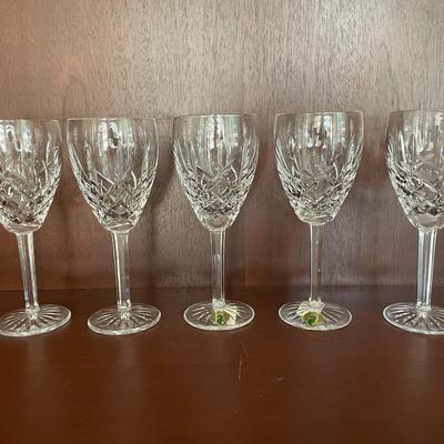 (5pc) Waterford Crystal Araglin Stemware
