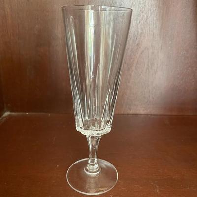 Versailles Cristal D'Arques-Duramd Champagne Flutes. Set of 8