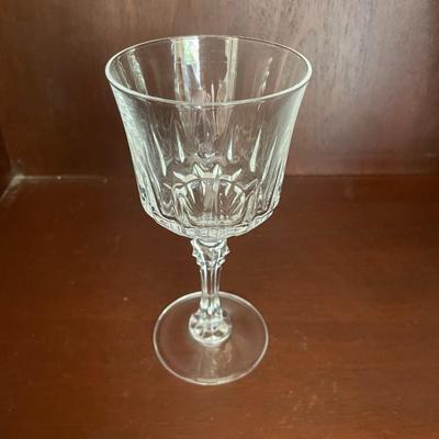 Vintage St. Germaine by Cristal D'Arques-Durand Cut Crystal Wine Glasses