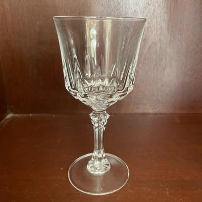Vintage St. Germaine by Cristal D'Arques-Durand Cut Crystal Wine Glasses
