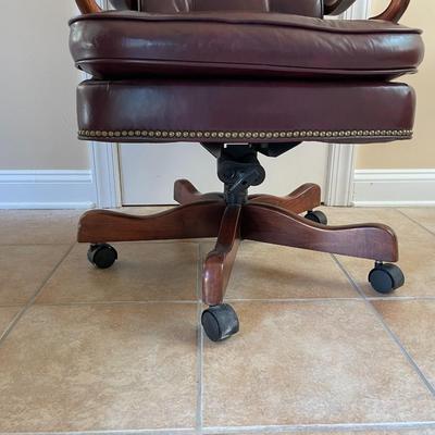 Leather Tufted Executive Desk Chair