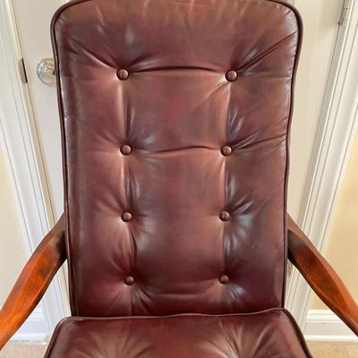 Leather Tufted Executive Desk Chair