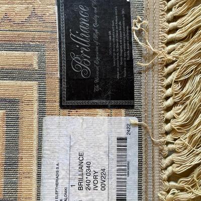 Hand Woven Silk Rug.