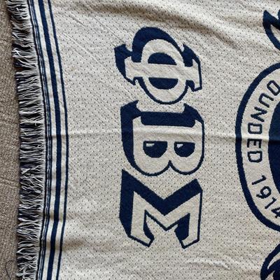 PHI BETA SIGMA Fraternity Greek Jacquard Woven Cotton Afghan Throw Blanket