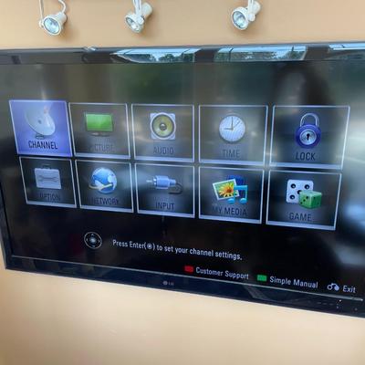 55" LG TV with Remote.